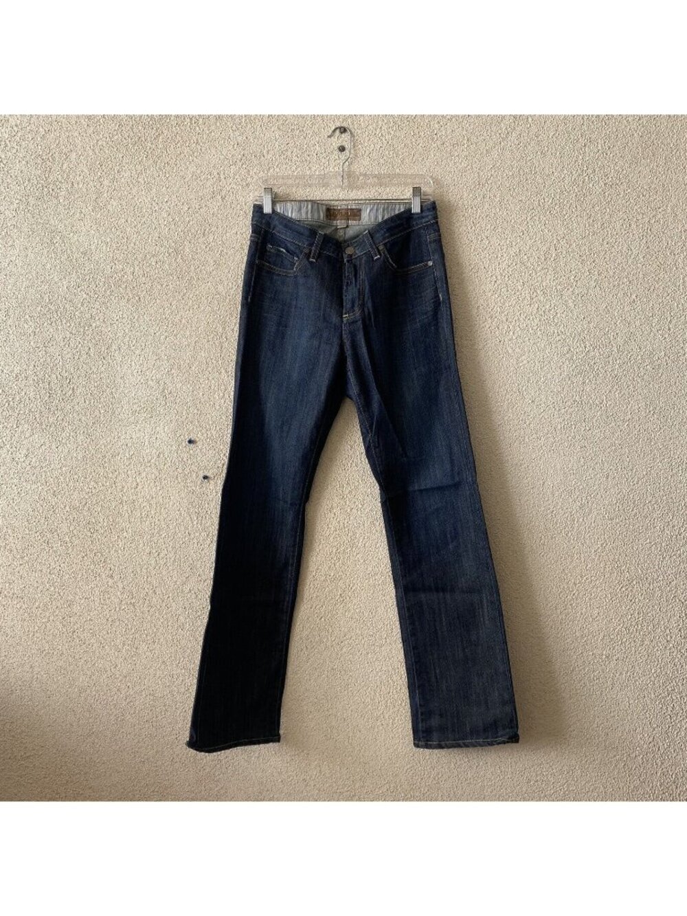 Paige Mens Premium Denim Doheny Straight Leg Denim Jeans Dark Blue Size 29